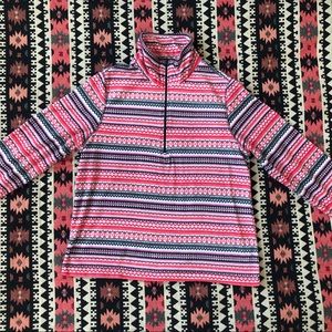 Exertek Patterned Fleece Pullover